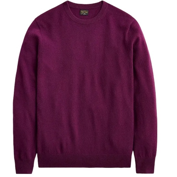 J. Crew Other - 💥SOLD💥J.CREW: Cashmere Crewneck Sweater in Sun dried Raisin